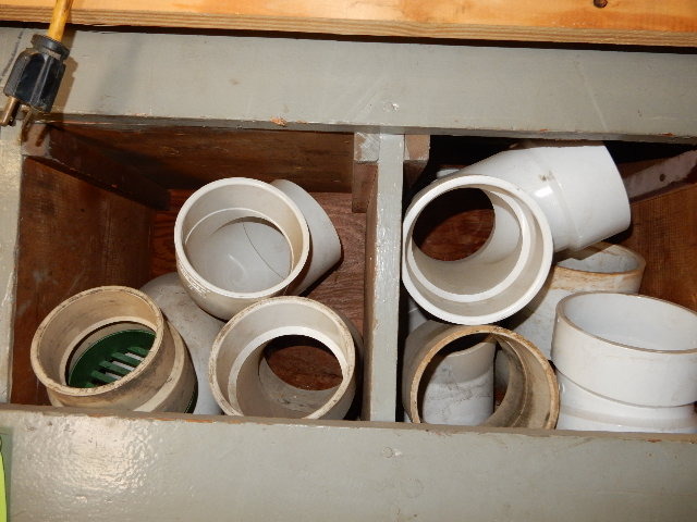 Four and Six in PVC pipe fittings