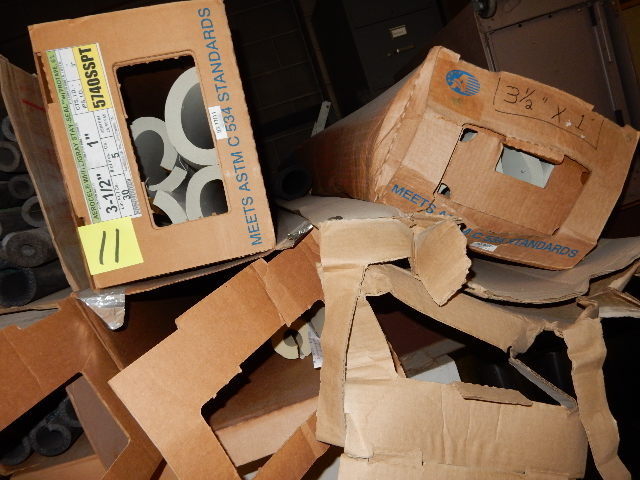 9 Cases of Misc.   Peel and Stick Foam Insulation