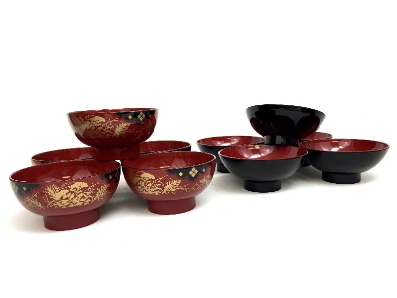 2 sets of Vintage Rice Bowls 10 total
