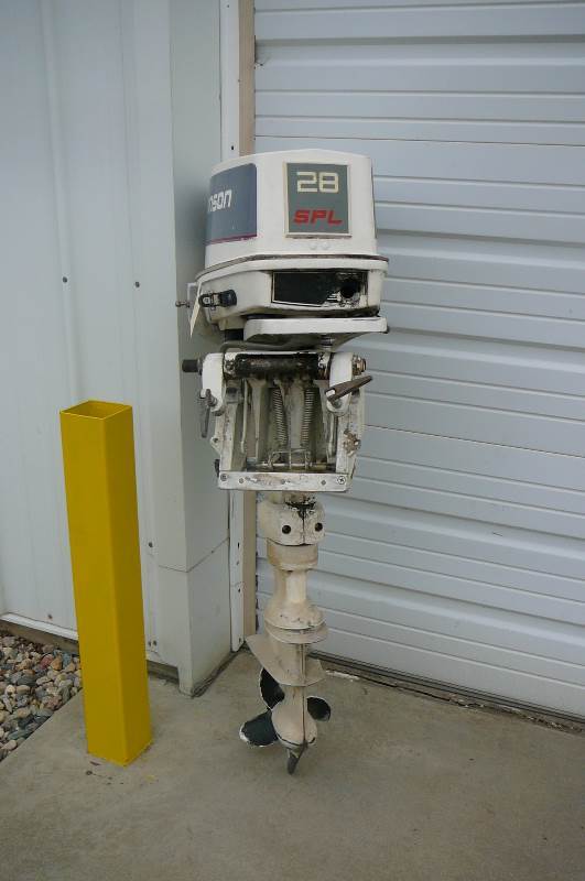lot 12 image: Johnson Out board Motor
