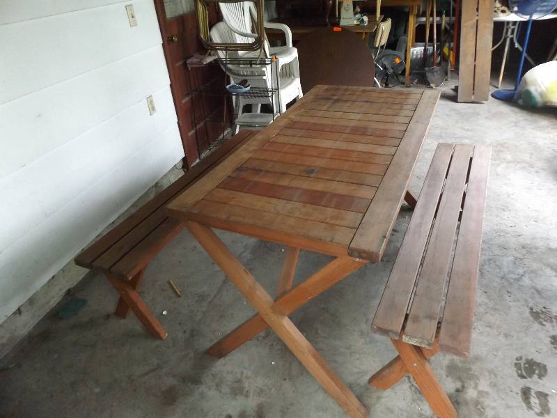 Picnic Table and 2 Benches