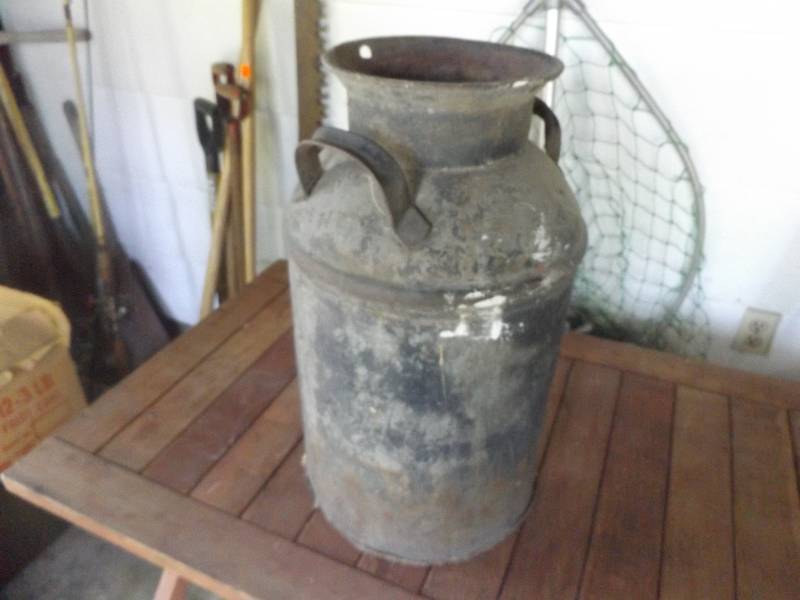 Painted Milk Can