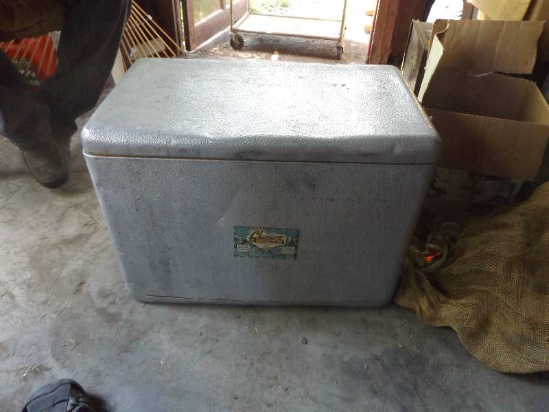 Vintage Metal Cooler