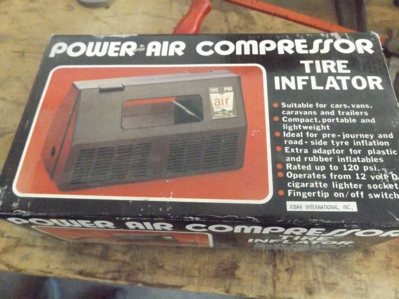 Power-Air Compressor Tire Inflator, in box