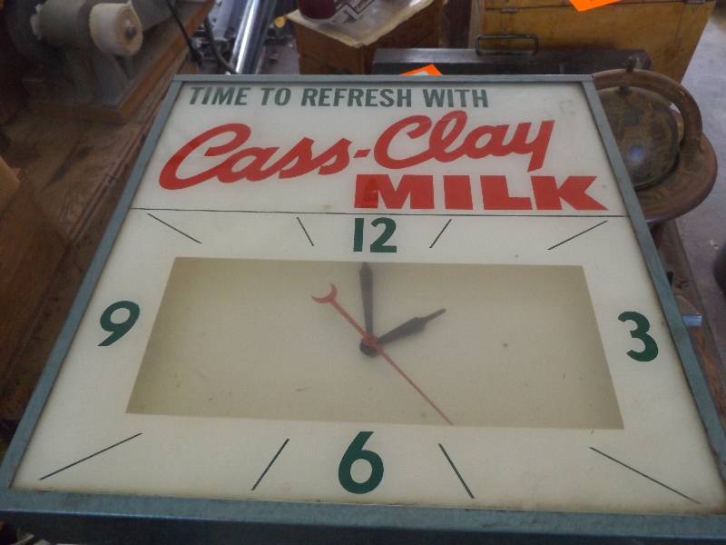 Cass Clay Milk Clock