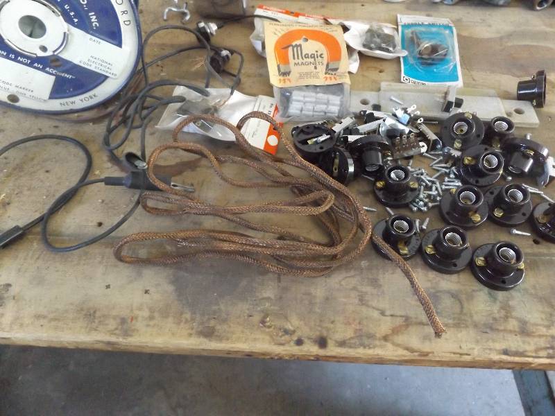 Electrical wire, Switches, light sockets