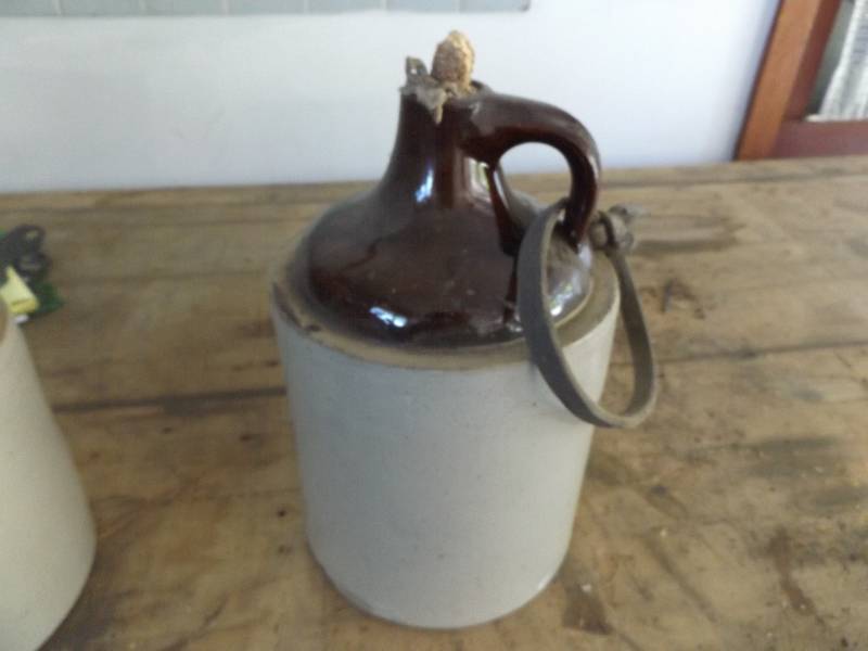1 gallon whiskey jug crock
