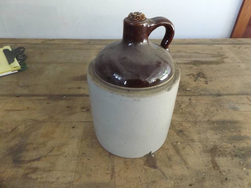 1 gallon whiskey jug crock