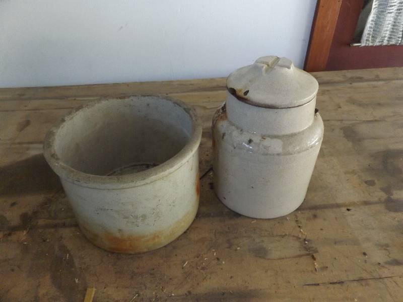 Two Crock pieces