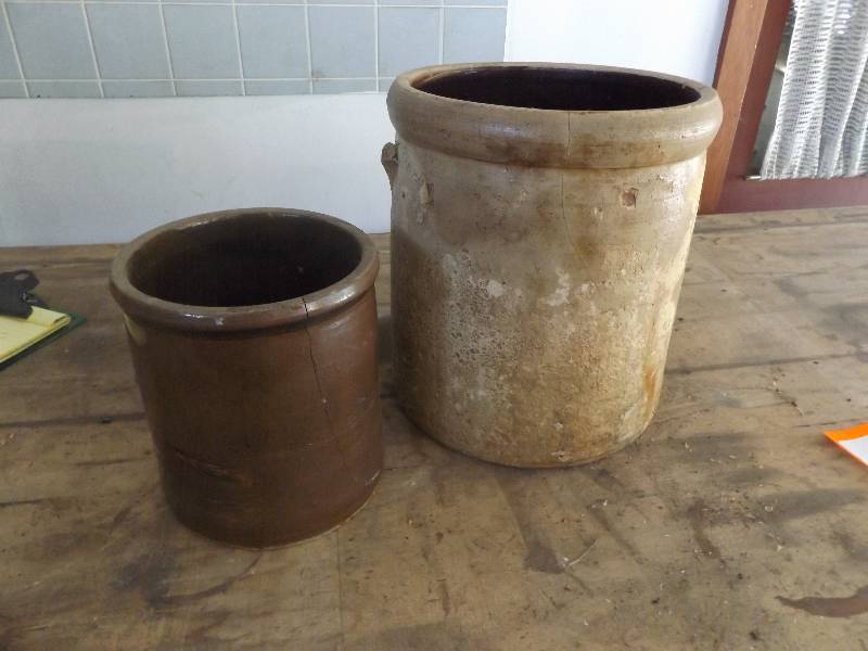 two crocks