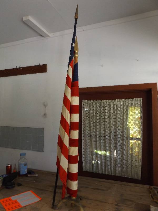 Two American Flags