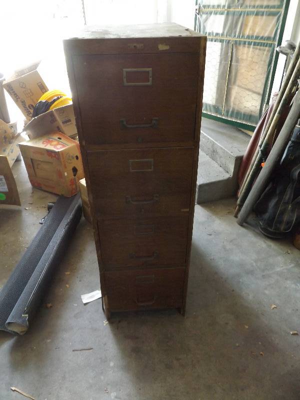 Wooden Filing Cabinet