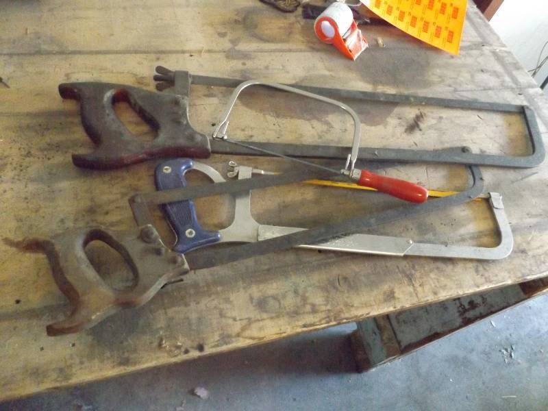 Lots of hand saws