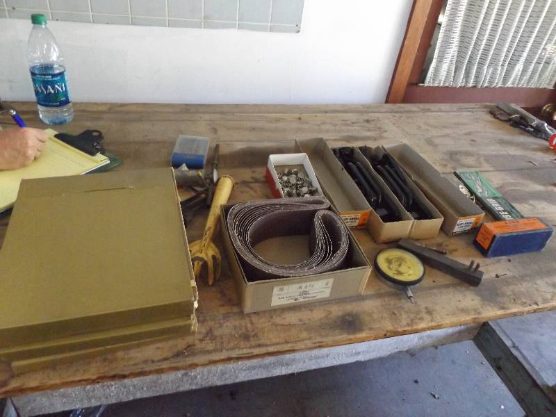 Assorted hardware and tool items