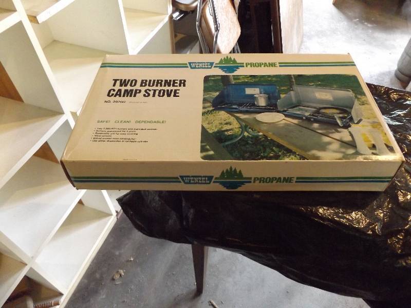 lot 93 image: Two Burner Camp Stove