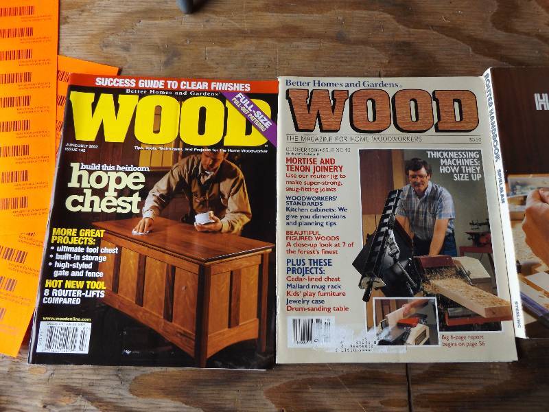 lot 107 image: WoodWorking Magazines