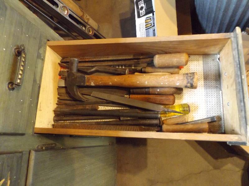 lot 143 image: Files, Chisels, Hammer