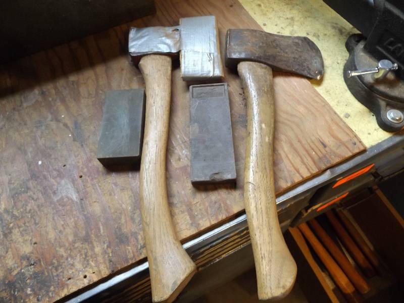 lot 146 image: Hatchets and Sharpening Stones