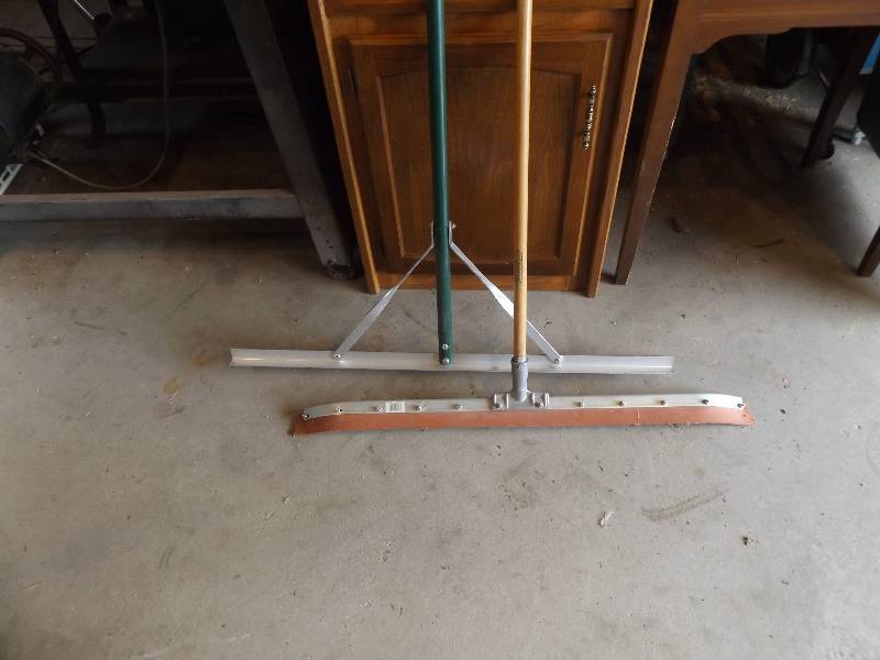 lot 154 image: Sand Rake and Squeegee