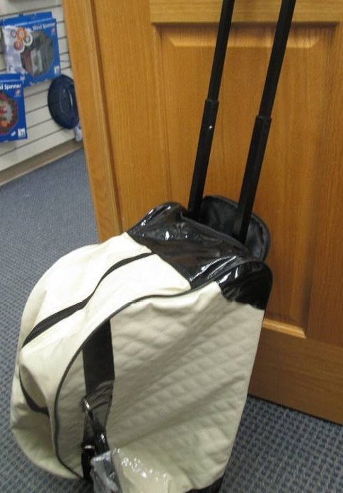 Bags on wheels...