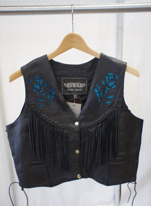 Silver Bike Leather Vest