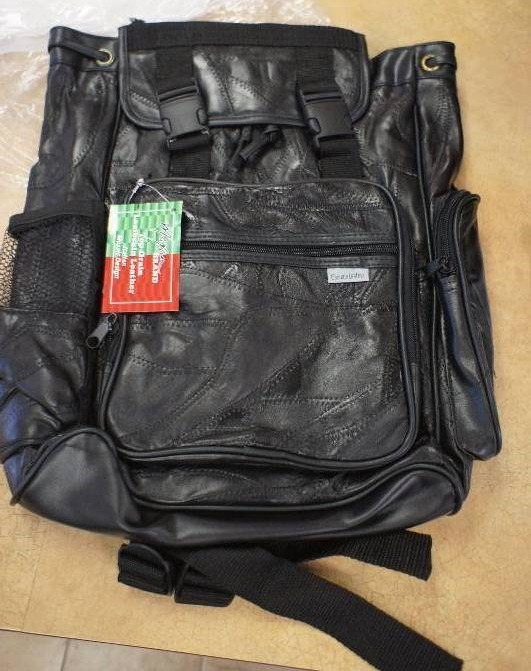 Top Grain Genuine Lambskin Leather Back Pack
