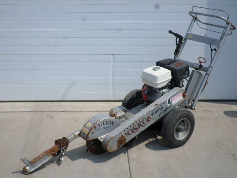 lot 2 image: Dosko Towable Gas-Powered Stump Gri...