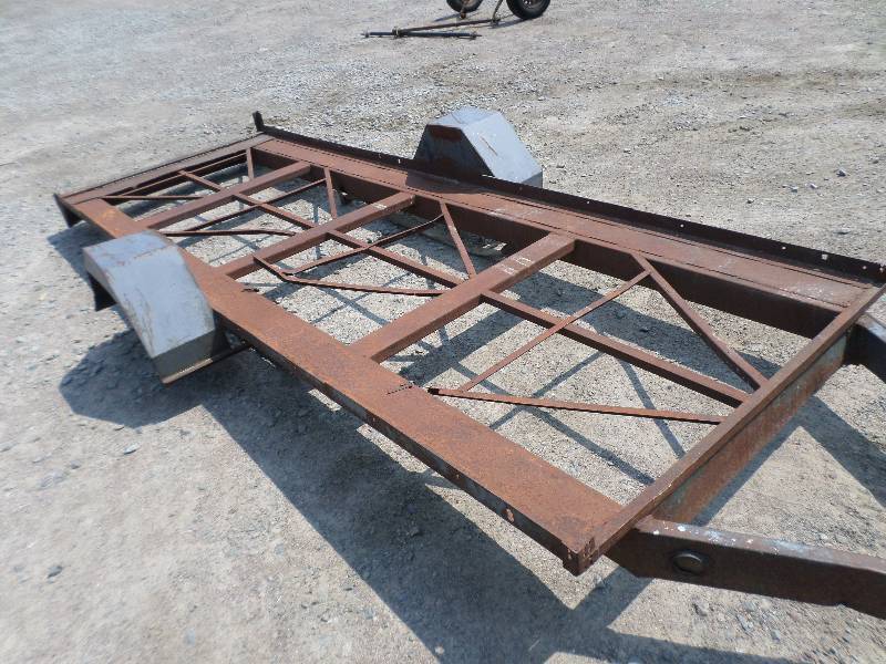 lot 4 image: 5x16 Steel Trailer Frame, No Whee...