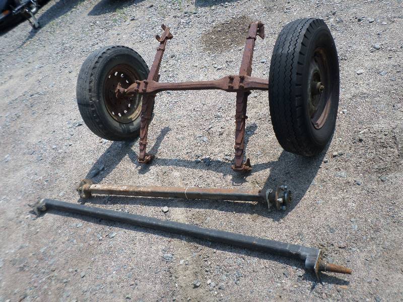 lot 5 image: Lot Of (2) Steel Trailer Axles & (1...