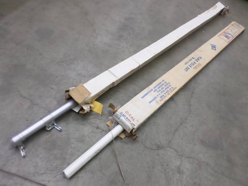 lot 36 image: (1) Telescoping Aluminum Flag Pole ...