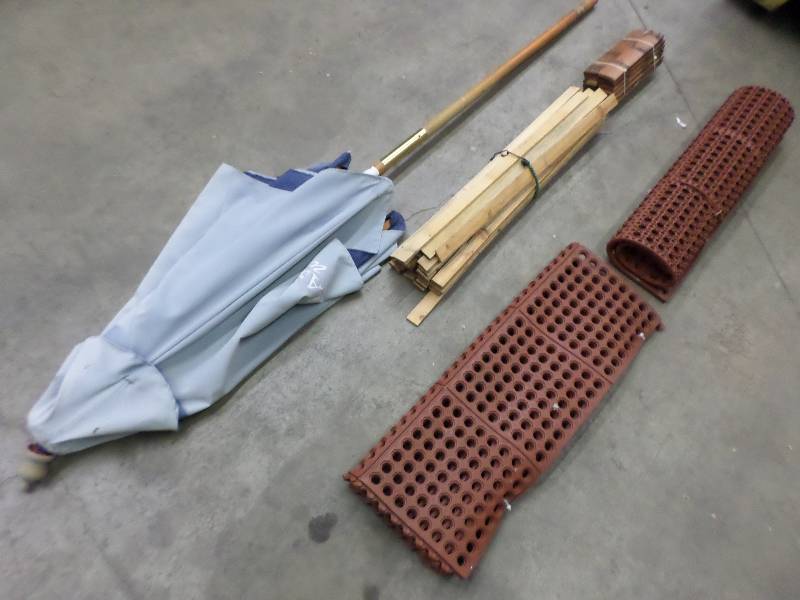lot 56 image: Lot Of Patio Umbrella, (2) Bundles...