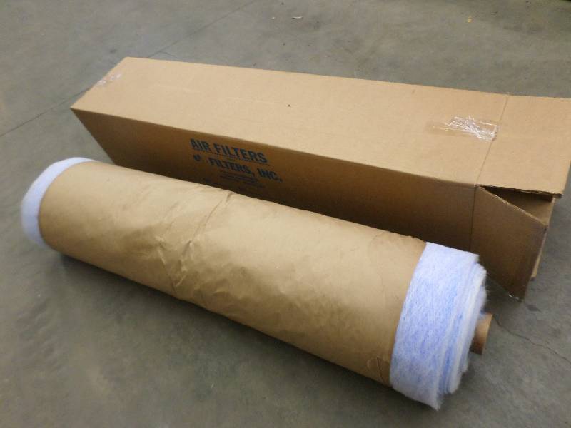 lot 91 image: 2x5x65 Roll Of BlueWhite Fiberg...