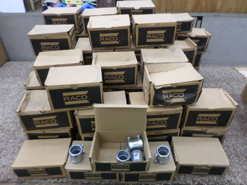 lot 94 image: HUGE Lot Of Various Raco Conduit Fi...