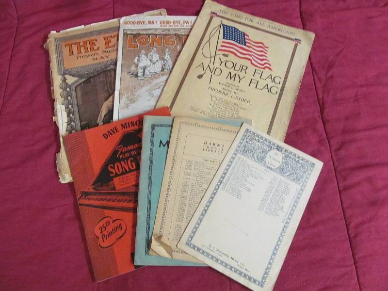 Vintage Sheet Music