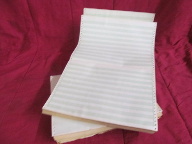 Deck writer paper