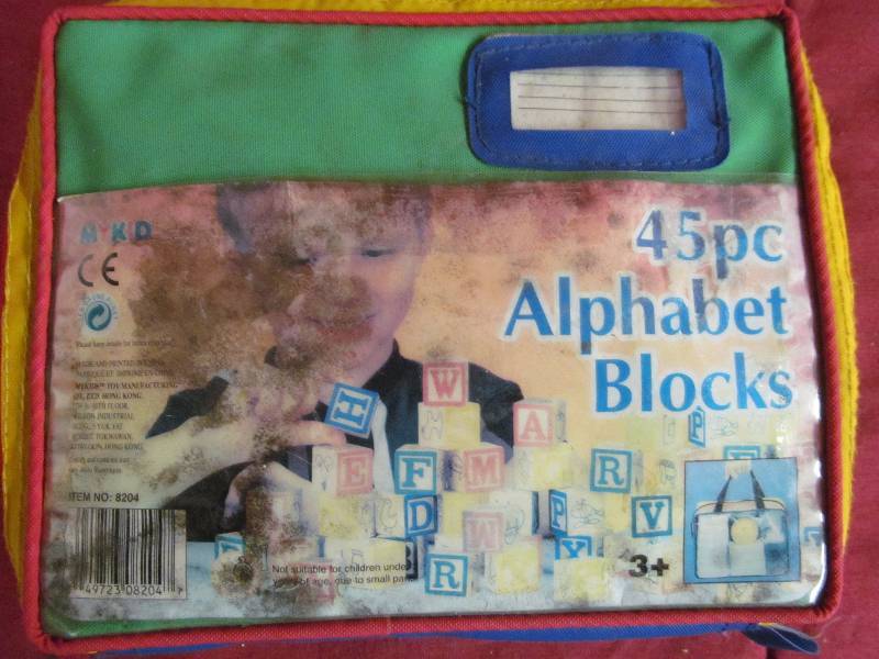 Alphabet blocks