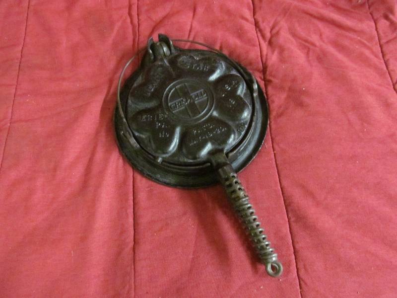 Antique waffle iron