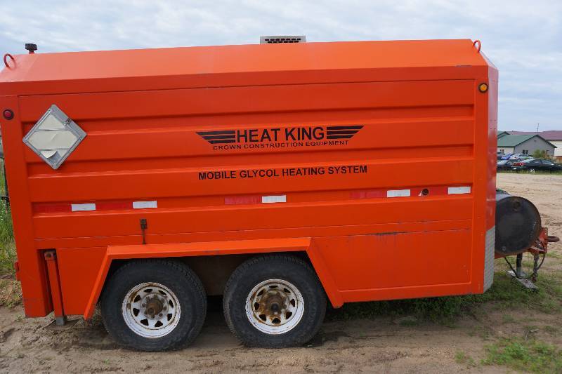 lot 5 image: Crown HK500 Heat King Contractors Mobile Heating System