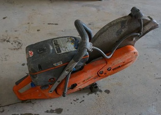 lot 13 image: Husqvarna Model K760 Power Concrete Cut Off Saw