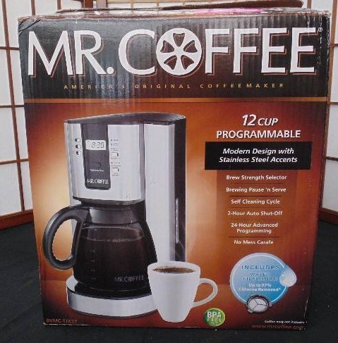 lot 11 image: Mr. Coffee 12 cup Coffee Maker