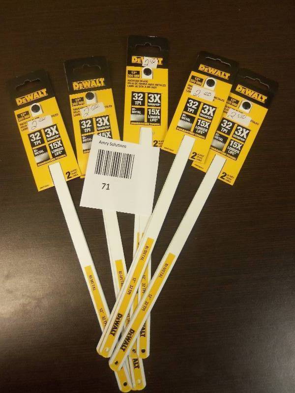 Dewalt Hacksaw Blades
