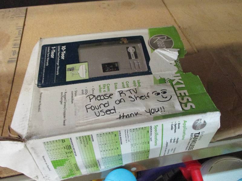 Tankless water heater