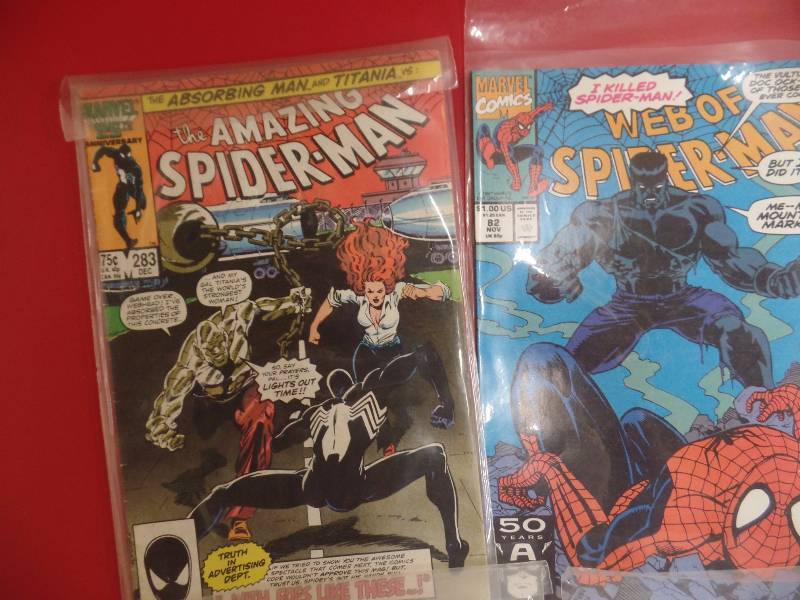 8 Spiderman Comic Books