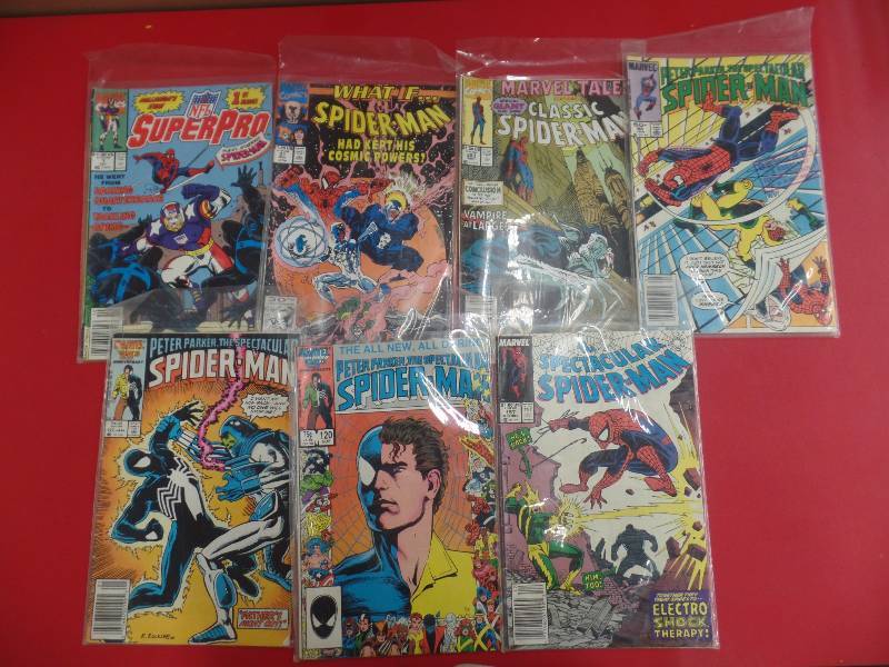 7 Spiderman Comic Books