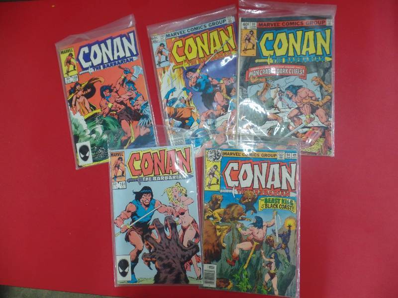 5 Conan Comic Books