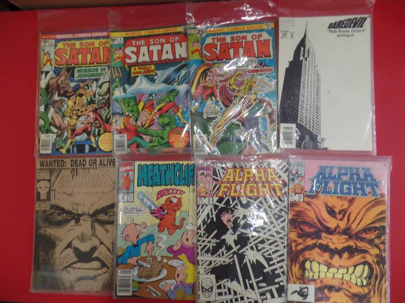8 Assorted Comic Books