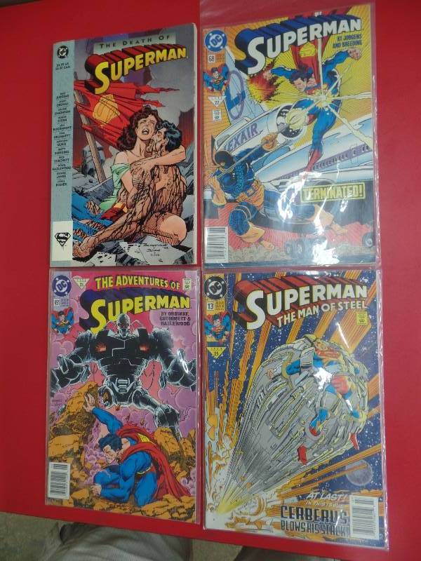 4 Superman Comic Books