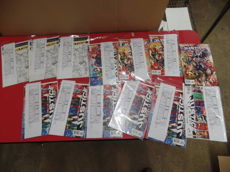 13 Justice League Comic Books