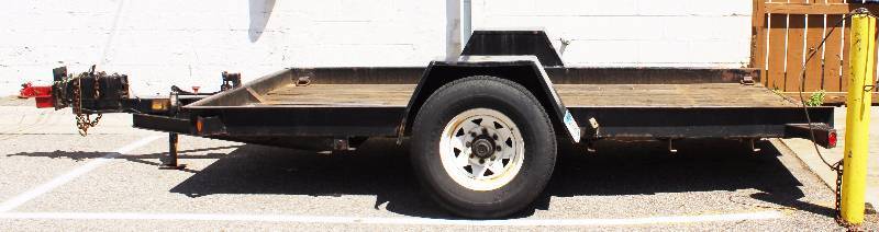 Trailer heavy Equipment Tilting
