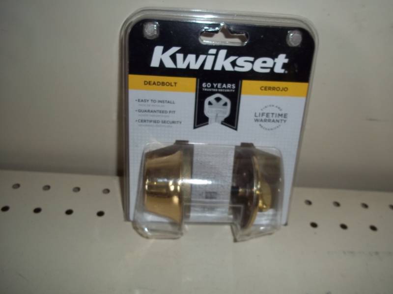 lot 27 image: New Kwikset Deadbolt